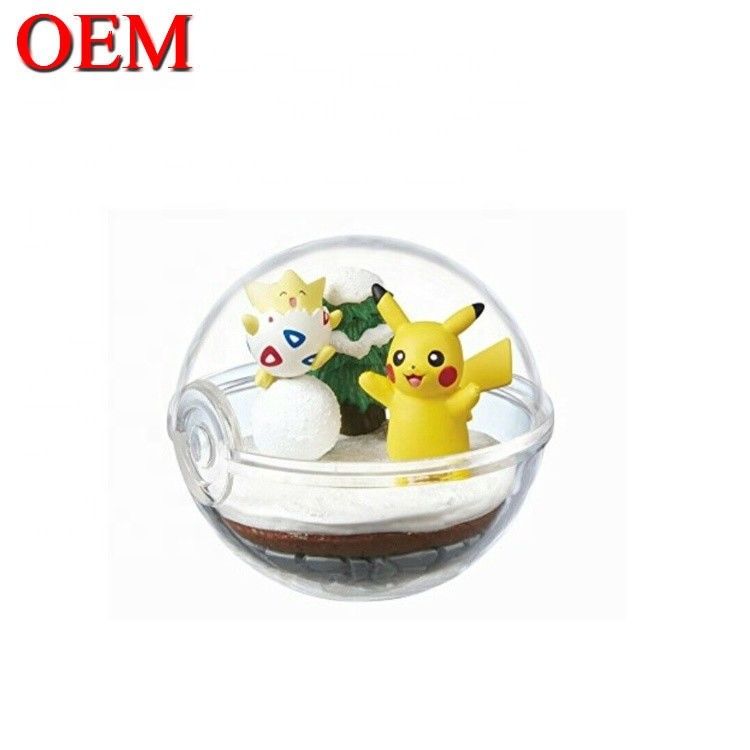 Op maat gemaakt Mini Cartoon Character Capsule Figuur Egg Plastic Cute Toy Made PVC Toy Capsule