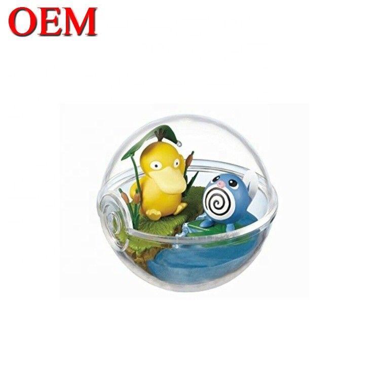 Op maat gemaakt Mini Cartoon Character Capsule Figuur Egg Plastic Cute Toy Made PVC Toy Capsule
