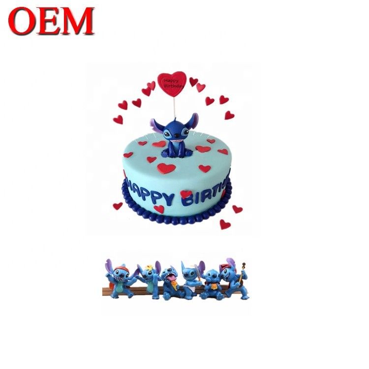 Op maat gemaakt Japan Klassieke karakters Verjaardag cake topper Set OEM Action Figuur Cake Topper Factory
