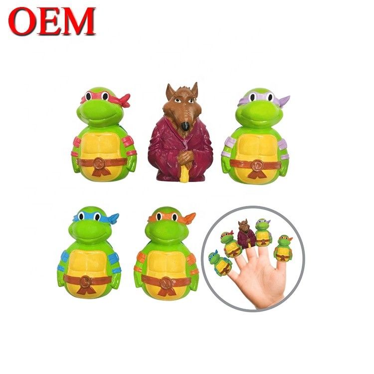 3D Plastic Figure Finger Puppet Toys OEM Hand Play Toy For Kid Custom Plastic Figur