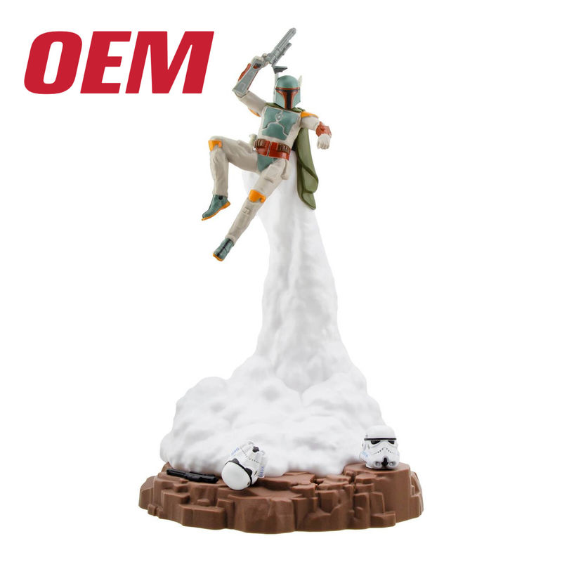 Op maat gemaakte LED-verlichting Speelgoed Ome Filmkarakter Speelgoed Lamp Maak Plastic Kinders Speelgoed Licht Met Muziek En Geluid