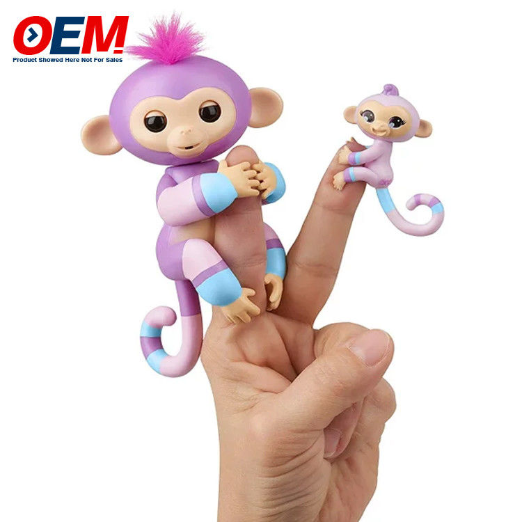Gepersonaliseerd Plastic Animal Dinosaurus Finger Toys OEM Woodland Character Finger Puppet gemaakt van siliconen Kinderspeelgoed