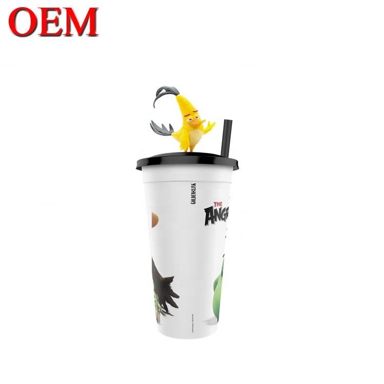 Op maat gemaakte plastic figuur OEM Cup Topper Figuurtjes Creëer verjaardag Figuurtje Cup Decoratie