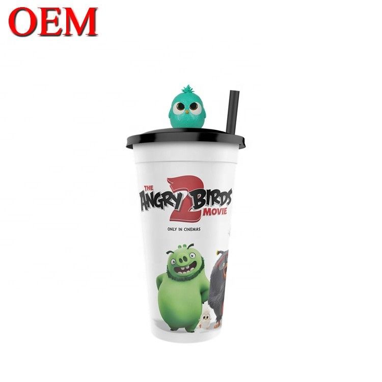 Op maat gemaakte plastic figuur OEM Cup Topper Figuurtjes Creëer verjaardag Figuurtje Cup Decoratie