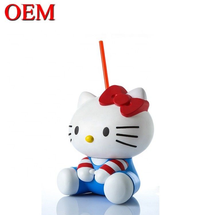 Custom Spider-Man 3D-model fles OEM karakter vorm stro beker gemaakt ABS 50oz Cup Factory