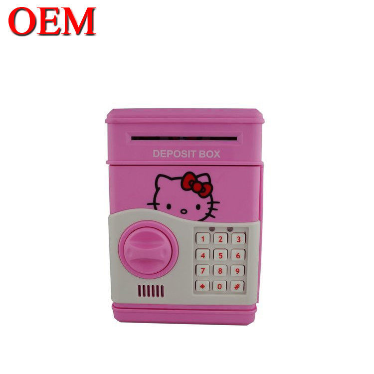 OEM aangepaste elektronische bank kluis geldkist Kinderen Digitale munten Cash Saving Safe ATM