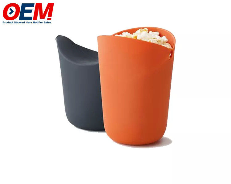 OEM Goede kwaliteit container op maat bedrukte plastic cartoon popcorn emmer bakje beker met deksel voor promotie