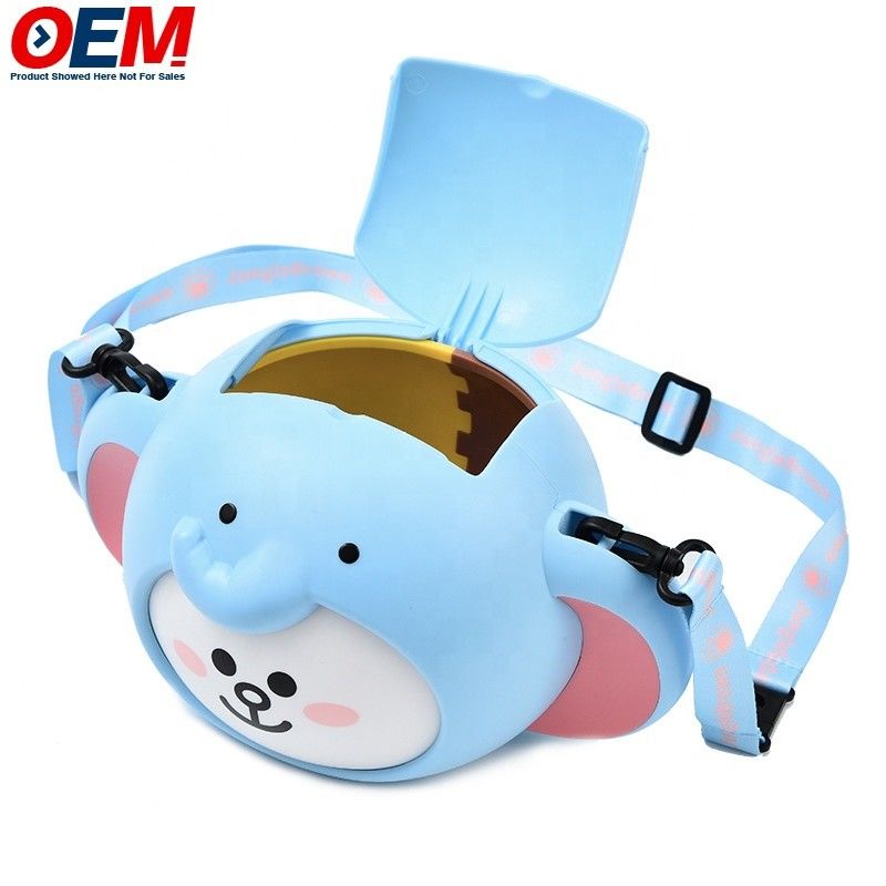 Op maat gemaakt Plastic Popcorn Tub Anime Art Doll Toy Display Box Popcorn Bowl Tubs