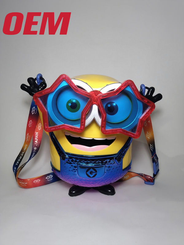 Op maat gemaakte OEM-film Universal Popcorn Plastic Bucket Maak een karakter Popcorn Bucket