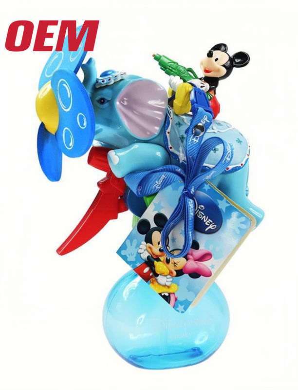 Draagbare mini-koelventilator OEM zomer draagbare ventilator handgemaakt schattig lithiumbatterie vouw plastic zomer cartoon