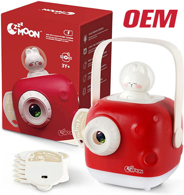Op maat gemaakte tekenfilmprojector Nachtlichtprojector Baby Bedtime Story Projector
