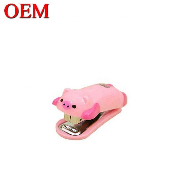 Plastic Duck Cartoon Shape Office Stapler OEM Plastic Animal Toy School Stapler Voor Studenten