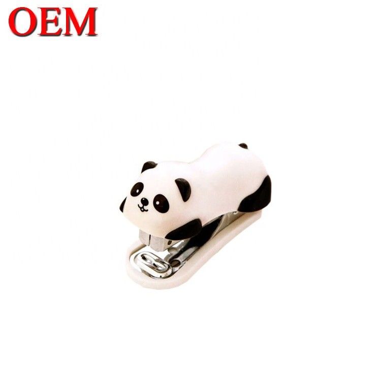 Plastic Duck Cartoon Shape Office Stapler OEM Plastic Animal Toy School Stapler Voor Studenten