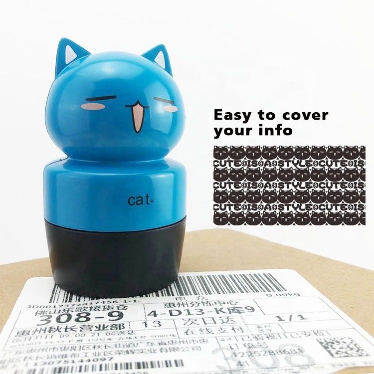 2023 Custom Children Flash Toy Animal Gepersonaliseerde kleding Stof Zelf Inkende Naam Cartoon Stempel voor kinderen