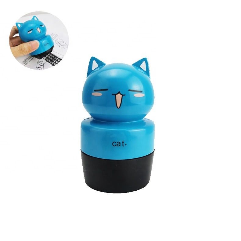 2023 Custom Children Flash Toy Animal Gepersonaliseerde kleding Stof Zelf Inkende Naam Cartoon Stempel voor kinderen