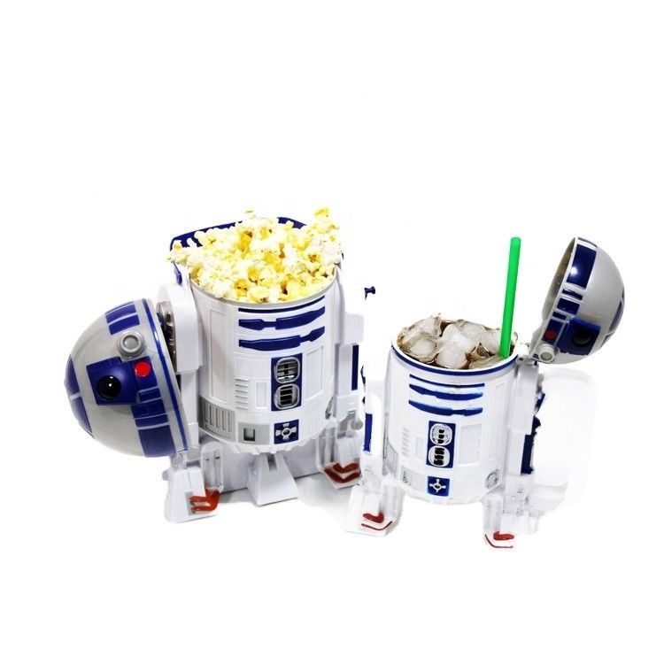 OEM Plastic 3D diervormige op maat gedrukte popcorncontainerbeker met deksel