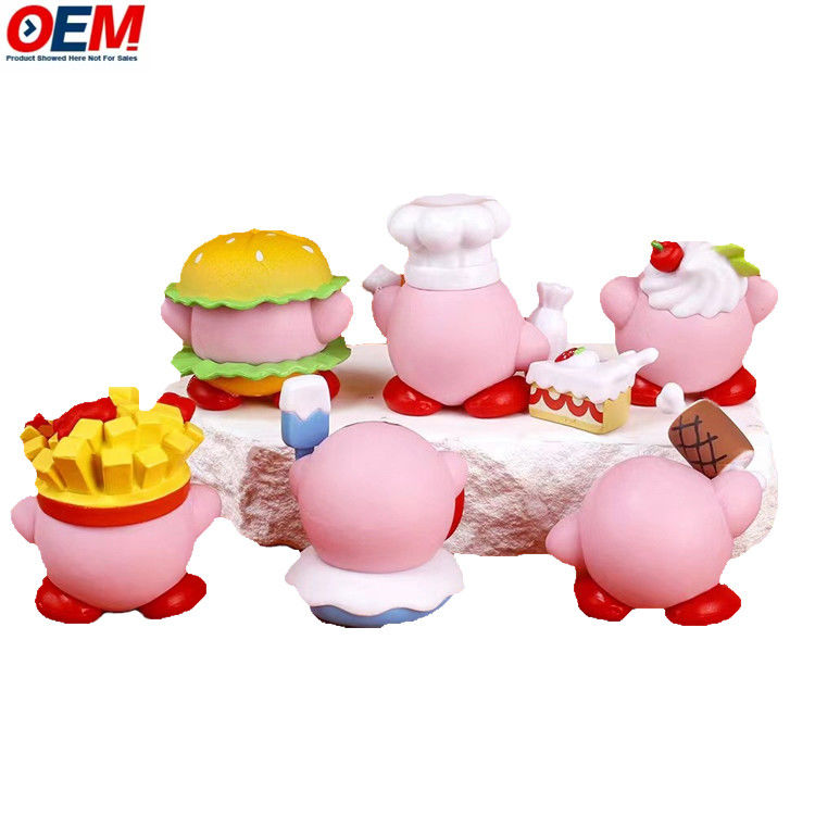 Op maat gemaakt Plastic Silicone Toys OEM 3D Soft Squishy figuur karakter Toys Fabriek speelgoed fabrikanten