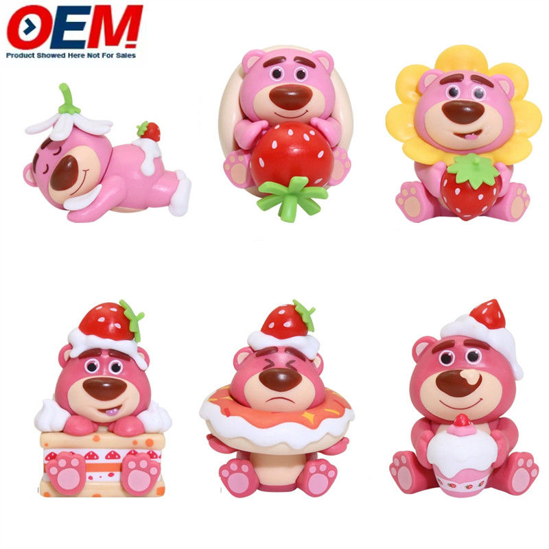 Op maat gemaakt Plastic Silicone Toys OEM 3D Soft Squishy figuur karakter Toys Fabriek speelgoed fabrikanten
