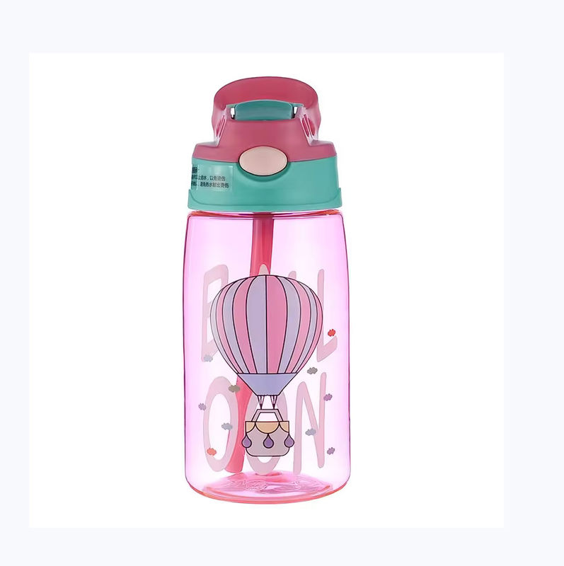 Gepersonaliseerde voedselkwaliteit plastic materiaal veilig niet-giftig drinkwaterfles voor kinderen baby