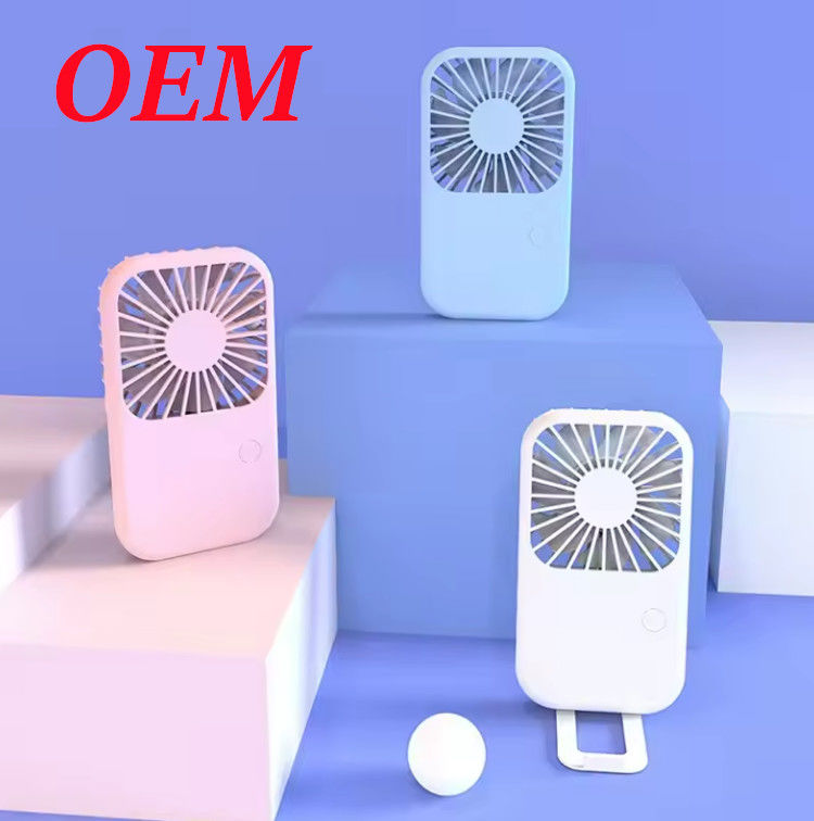 Mini draagbare oplaadbare zakventilator Elektrische handbediende luchtkoelventilator voor kantoorgebruik in de buitenlucht