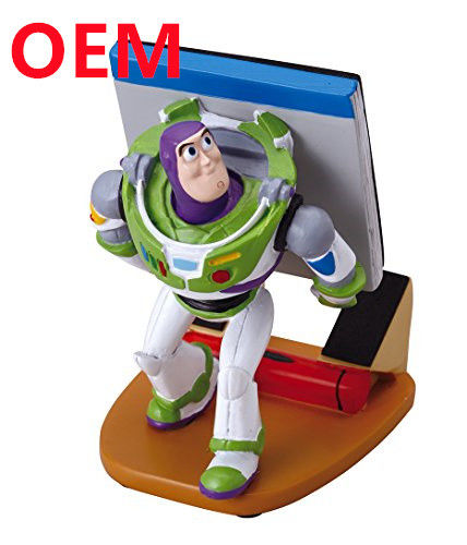 Custom Action Figure Desk Phone Holder Made 18cm Height Cute Cartoon Animal Portable Phone Holder Cartoon Phone Stand