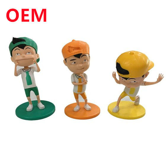 Op maat gemaakte witte kleur injectie plastic onderdelen OEM Abs materiaal accessoires gemaakt 5cm hoogte figuur speelgoed