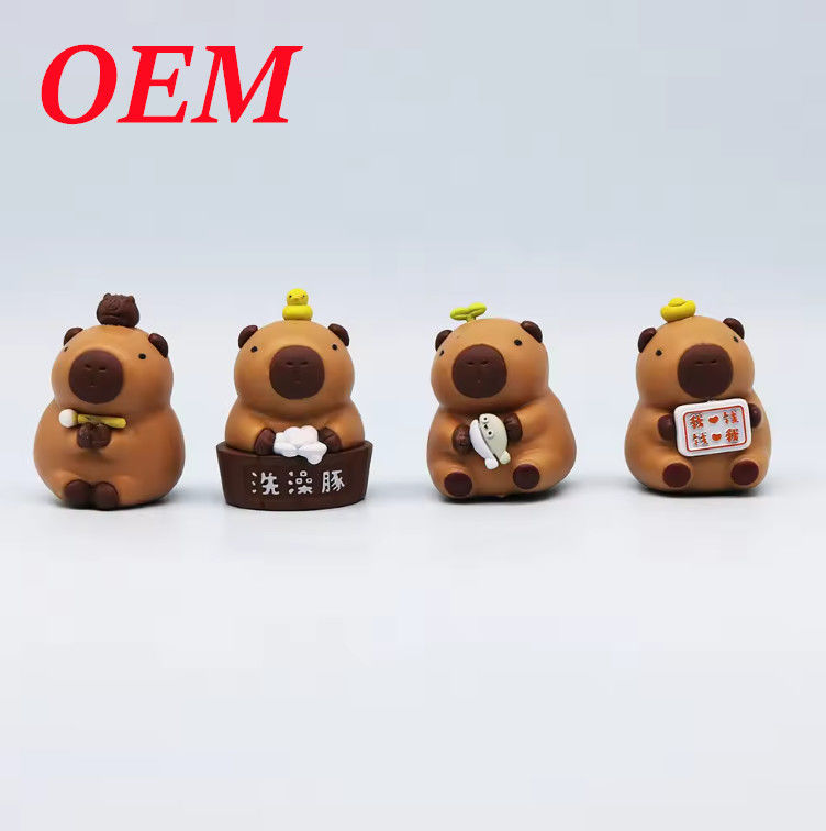 Blind box Capybara decompressie bad dolfijn touch vis auto decoratie