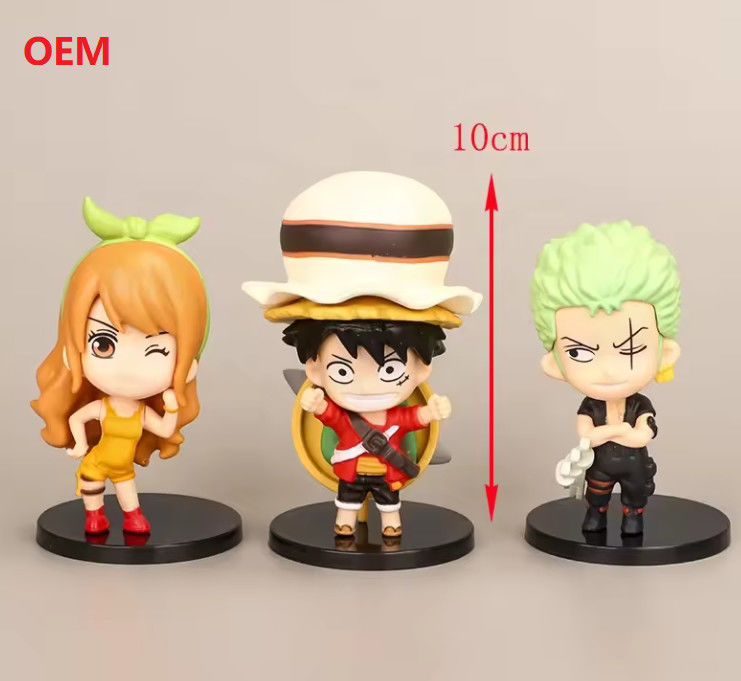 Cartoonmodellen Actie Figuur Anime Figuur Speelgoed voor decoratie in aangepaste kleuren