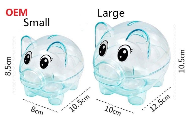 Gepersonaliseerde Kleur Schattige Piggy Bank Gelddoos voor Kinderen Gift Port of Delivery Shenzhen