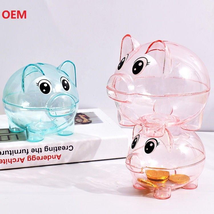 Gepersonaliseerde Kleur Schattige Piggy Bank Gelddoos voor Kinderen Gift Port of Delivery Shenzhen