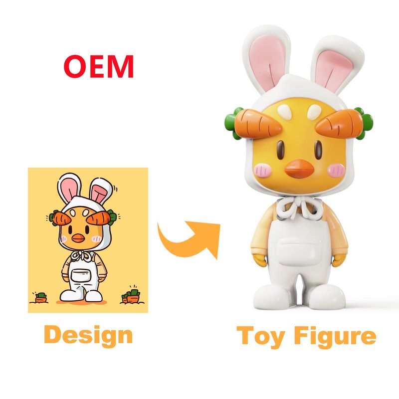 Unisex actiefiguren op maat in elke Pantone-kleur voor productie