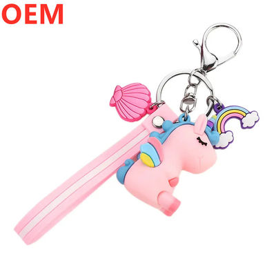 Op maat gemaakte 3d plastic creatieve cartoon sleutelsleutelring sleutelsleutelhanger OEM fabriek Groothandel plastic cartoon sleutelsleutelhanger
