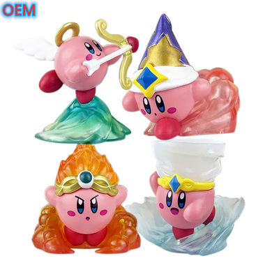 Collectie 3d PVC Plastic Cartoon Figure Toys, OEM Custom Cute Anime Figure Toys