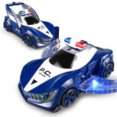 360-rotatie elektrische politieauto LED-muziek kinderen educatief speelgoed kinderen cadeau verjaardagscadeau