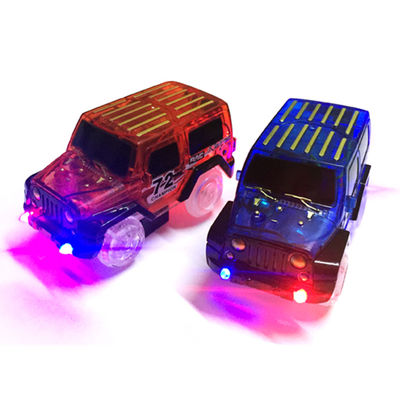 Custom LED Light Up Cars Voor Glow Race Track Elektronisch Autospeeltje