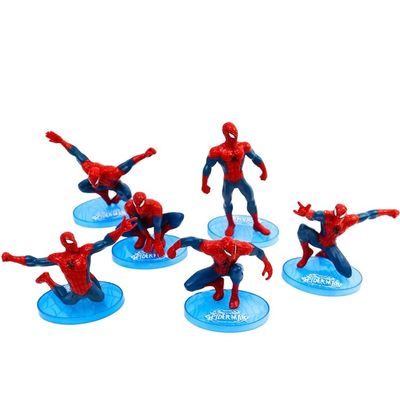 Gepersonaliseerde Spider Man verjaardagstaart Topper Plastic Toy