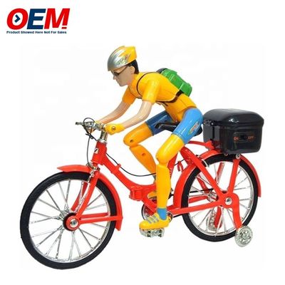 Maak je eigen miniatuur voetbalspeler figuur 3d fietsfiguur kleine mini