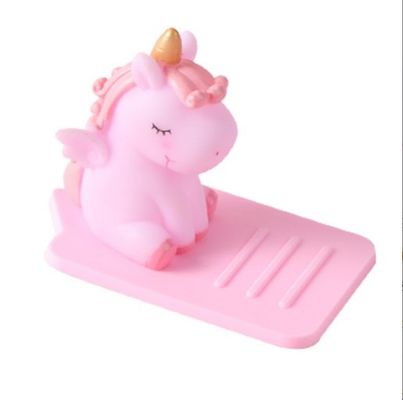 Cartoon Silicone Lazy Mobile Phone Holder Eenhoorn Autodesktop Multifunctioneel Verstelbaar Beugel Niet-glijstaande