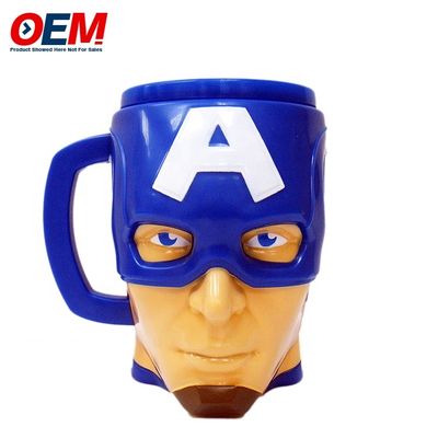 Fabriek OEM 3D Mug Cup Plastic Disni Cup Leverancier maat cartoon figuur cup speelgoed