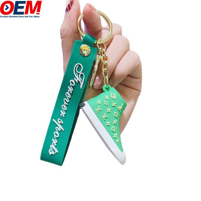 Figuur fabrikant OEM 3D Mini Sneaker Schoen Sleutelhanger Custom Je eigen ontwerp speelgoed