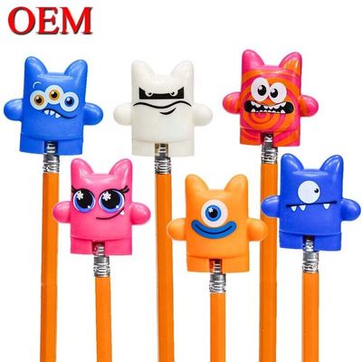 Custom Kids Toys 2023 Cartoon3D Grappig Potlood Topper PVC Potlood Topper