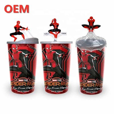 OEM Customized DC Straw Cup Cartoon Drink Cup Sleutelhanger Accessoires
