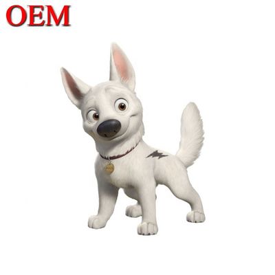 Gepersonaliseerd Plastic Movie Toy Moderne Bolt Dog Figurine