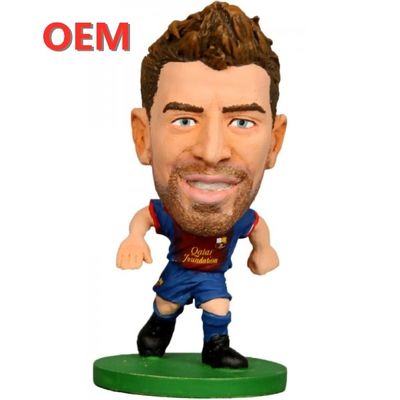OEM op maat Voetbal superster Action Figure speelgoed voetbal Speler Action Figure