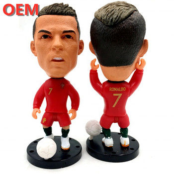 OEM Customized Populaire 3D Plastic Football Spelers Action Figures Custom pvc figuur