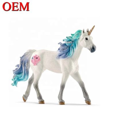 Op maat gemaakt schattig 3d paard hars speelgoed gemaakt dierhars beeldhouwwerk