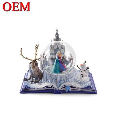Custom Light Up Water Globe OEM Movie Princess Snow Globe Speelgoed met muziek