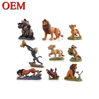 Pvc Kinderspeelgoed Animatie Cartoon Model Simba Kleine Leeuw Koning Figuur