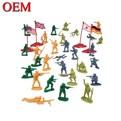 Custom Army Man OEM Soldaten Actie Figuurtjes Speel Set Militaire plastic speelgoed figuur