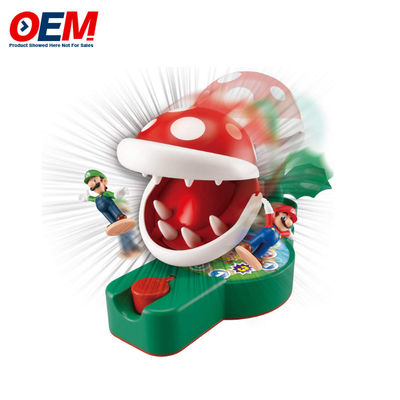 Spellen Tanden Super Mario Piranha Plant Escape Tabletop Action Game gemaakt voor 4+ met 2 verzamelbare Super Mario Action Figures